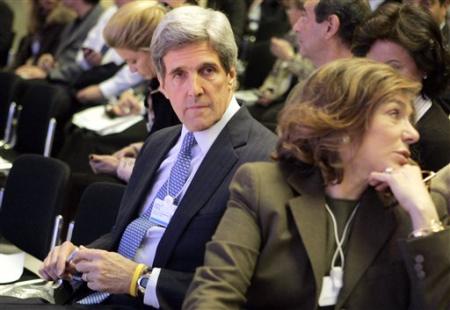 John Kerry et son épouse Theresa Heinz.