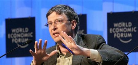 L'inévitable Bill Gates, présent chaque année à Davos