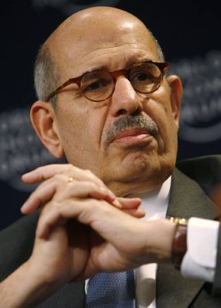Mohamed El Baradei, directeur général de l'AIEA, l'agence de l'ONU chargée du nucléaire